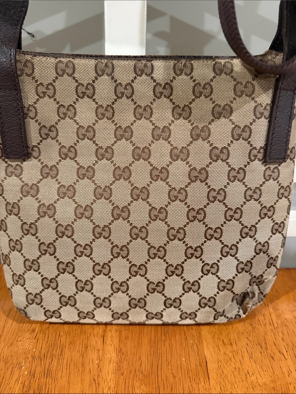 Gucci Beige/Brown GG Supreme Messenger Bag - Picture 3 of 14